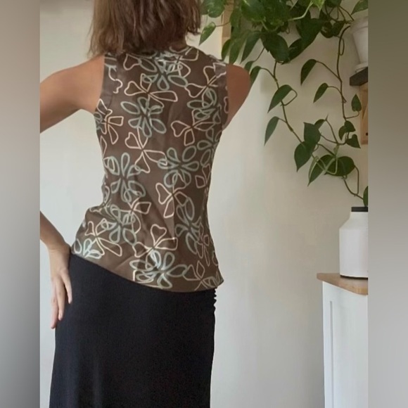 Y2K Jacob Floral Wrap Tank – XS - Picture 5 of 5